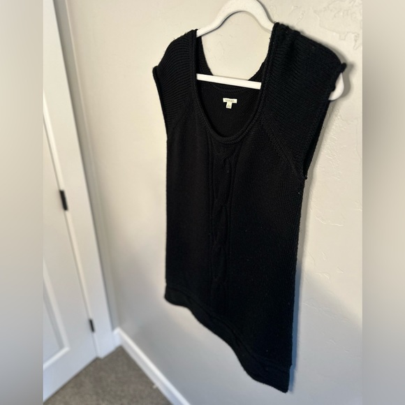 Rubbish Black Sweater Dress Cable Knit Nordstrom SZ LARGE - LIKE NEW! - Picture 7 of 9